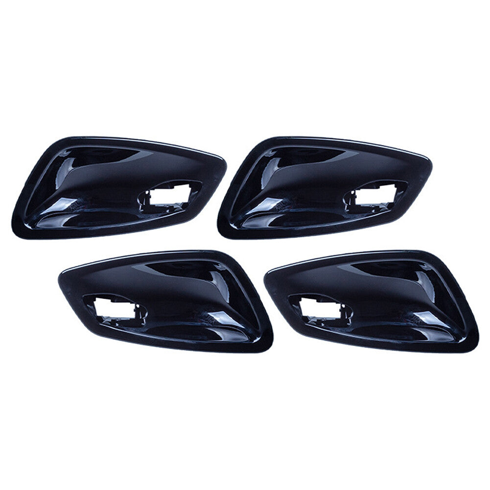 4¢ª Innent¨¹rgriffschalenabdeckung f¨¹r for BMW 3er E90 2005¨C2012 ABS, gl?nzend schwarz