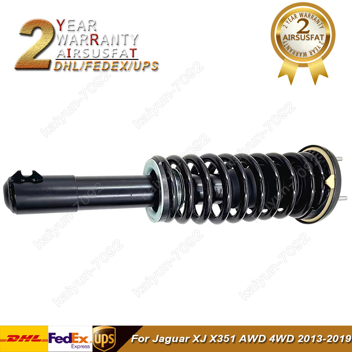 1X Front Left/Right Shock Strut Assys w/ADS for Jaguar XJ XJR X351 AWD 2013-19
