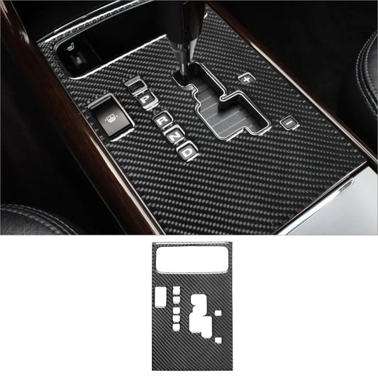 Carbon Fiber Interior Automatic Gear Shift Cover Trim for Hyundai Azera 2006-11