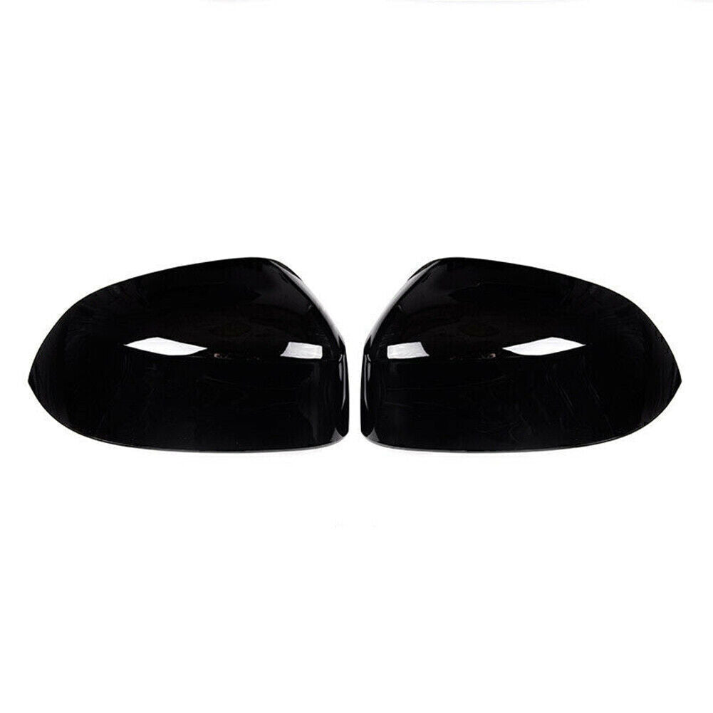 Rearview Mirrors Cap Cover Fit for BMW X3 X4 G02 G01 2018-2022 Gloss Black 2PCS
