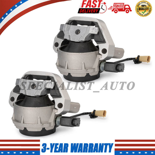 A pair of left and right engine mounts for Audi for A6 Quattro 3.0 2.0T (2012-2018)