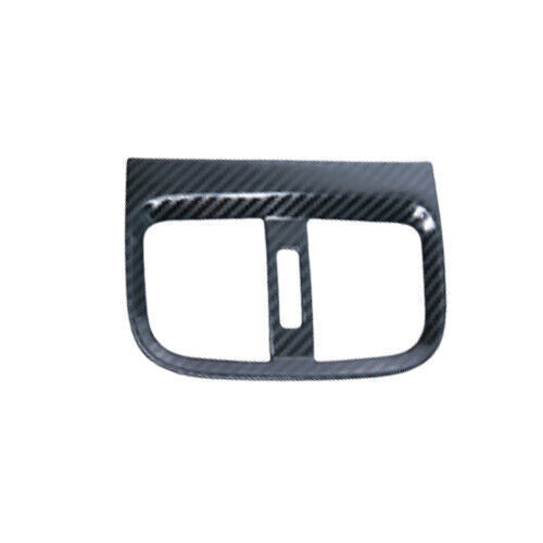 Rear Air Outlet Vent Frame Trim 1 for Kia K3 Forte 2019-2022 Steel Carbon Fiber