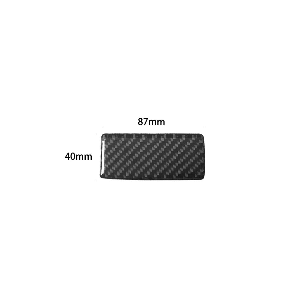Carbon Fiber Glove Box Latch Cover Trim for Land Rover Discovery Sport 2015-2019