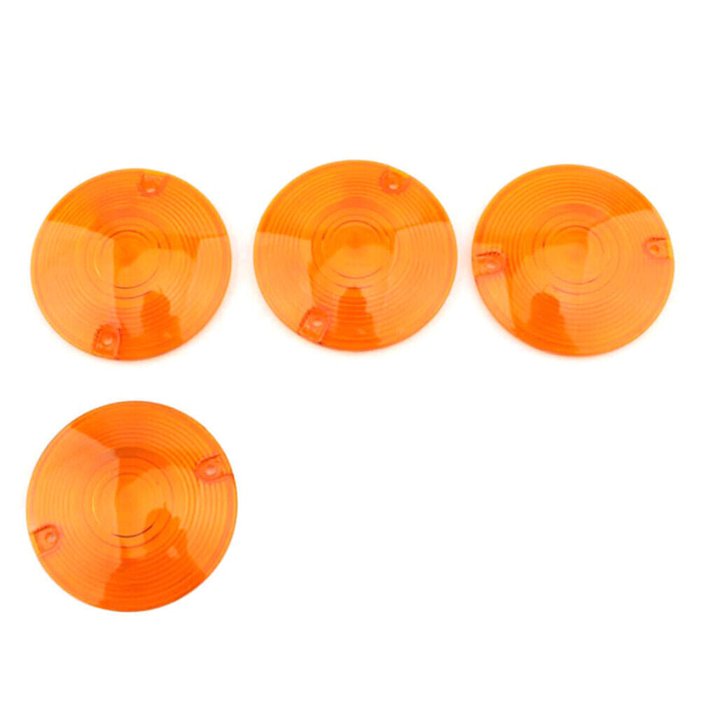 Turn Signal Light Indicator Cover Amber Lens for Harley Davidson Electra Glide