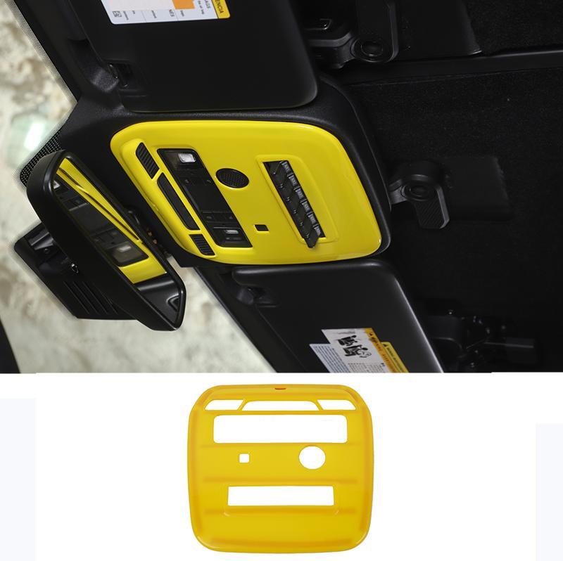 Reading Light Lamp Panel Decor Cover Trim Yellow ABS for Ford Bronco 21-2023