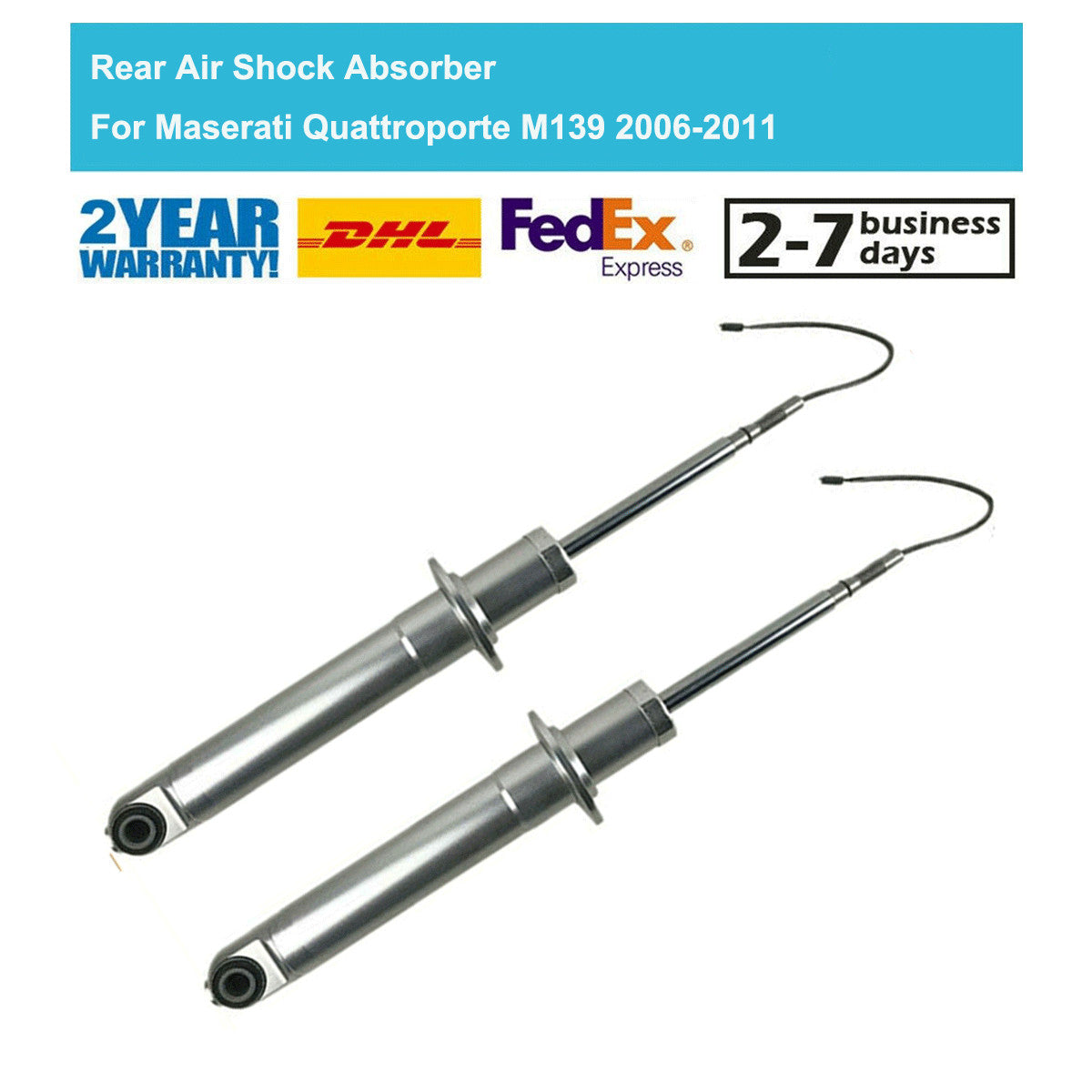 for Maserati Quattroporte M139 2006-2011 Sport Gt Skyhoo 2x Rear Shock Absorbers