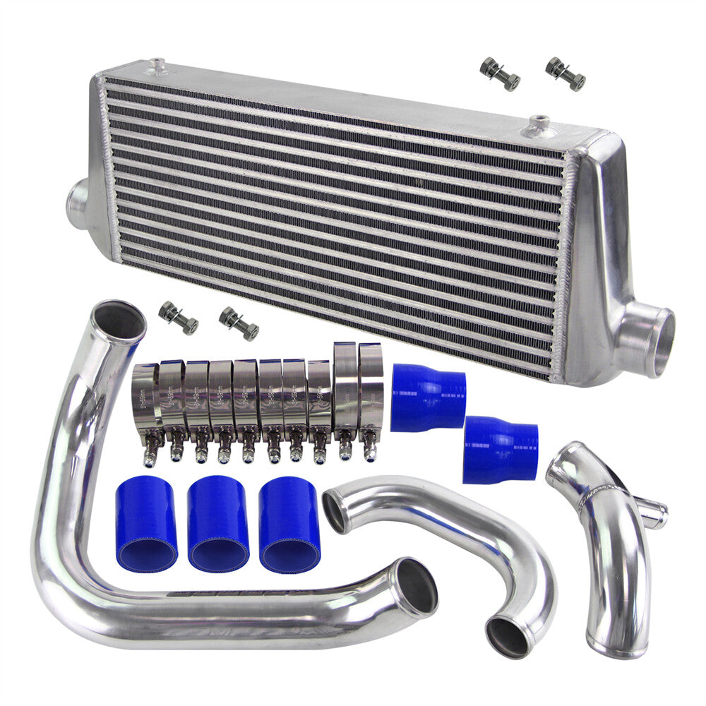 Front Mount Intercooler Kit for Audi A4 1.8T B5 Quattro 1998-2001 Bolt On Blue