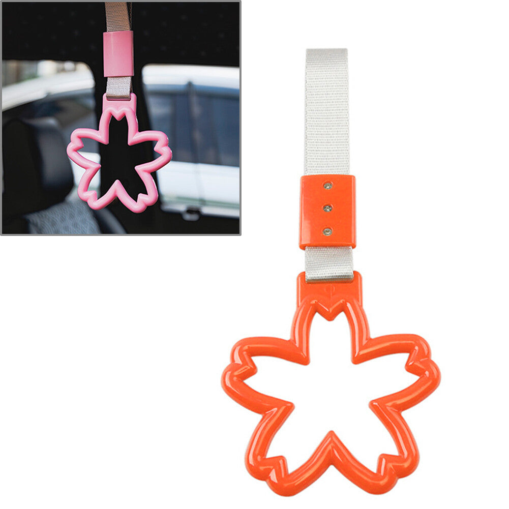 Ring Train Bus Handle Hand Strap Drift Charm Tools Sliver+orange Cherry Shaped
