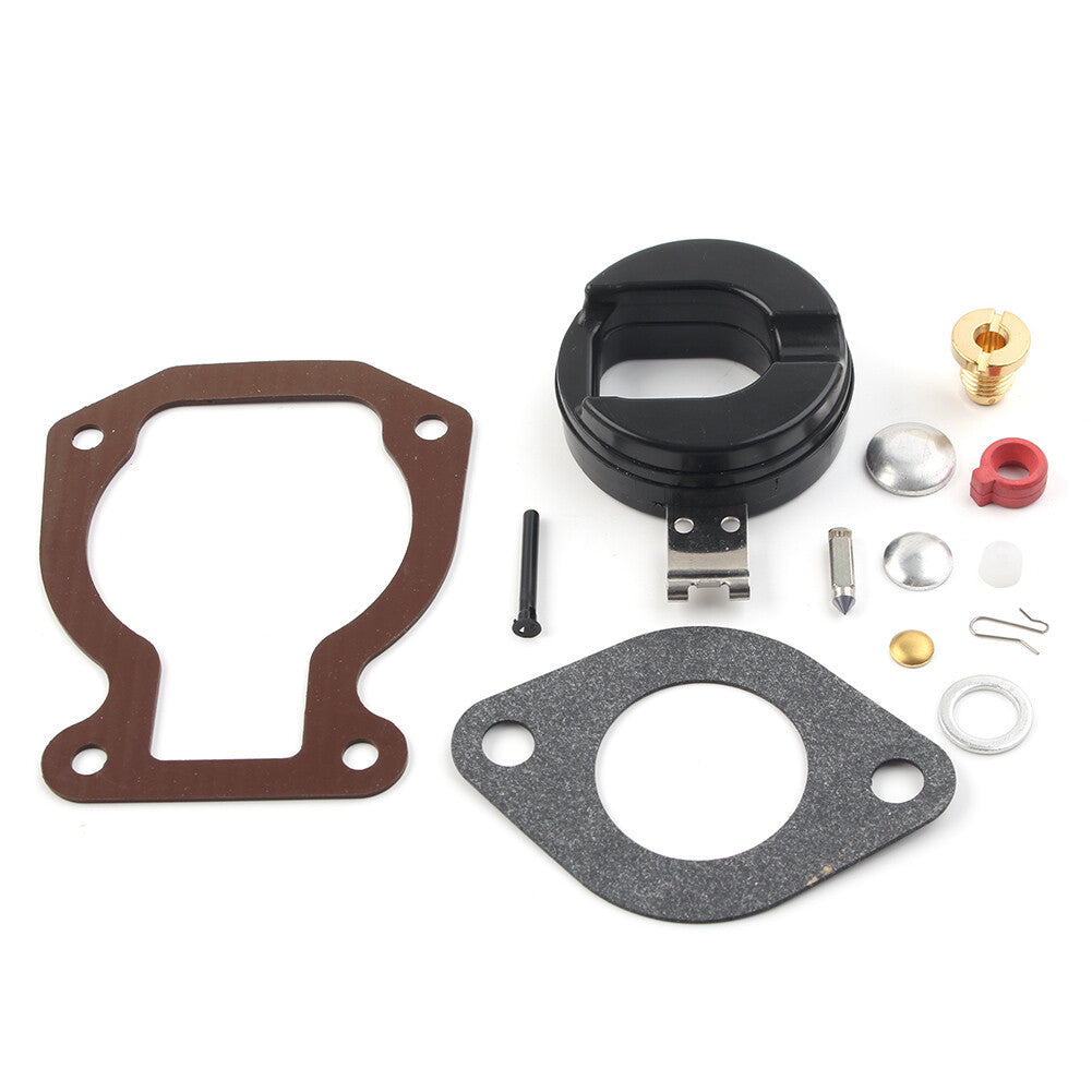 Carburetor Carb Kit w/ Float For Johnson Evinrude 9.9 HP 15 HP 1974-1988 398453