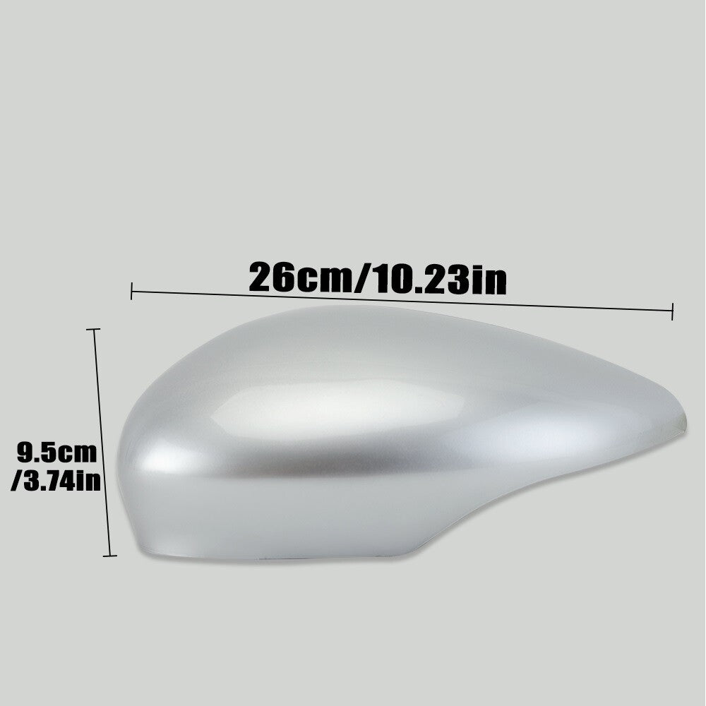 2¡ÁF¨¹r for Ford Fiesta MK7 2009-2017 Aussenspiegel Spiegelkappe Abdeckung Silber