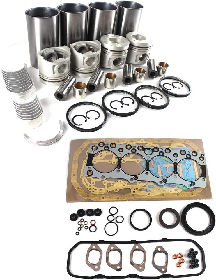 for Isuzu NPR NRR NQR ELF Truck Forklift Engine Overhaul Rebuild Kit 4BC2 DHL