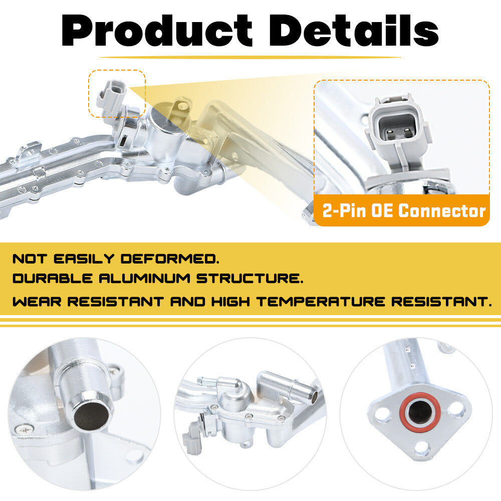 for Jaguar for Land Rover 3.0L 5.0L Oil cool New Upgraded Metal Coolant Outlet Pipes