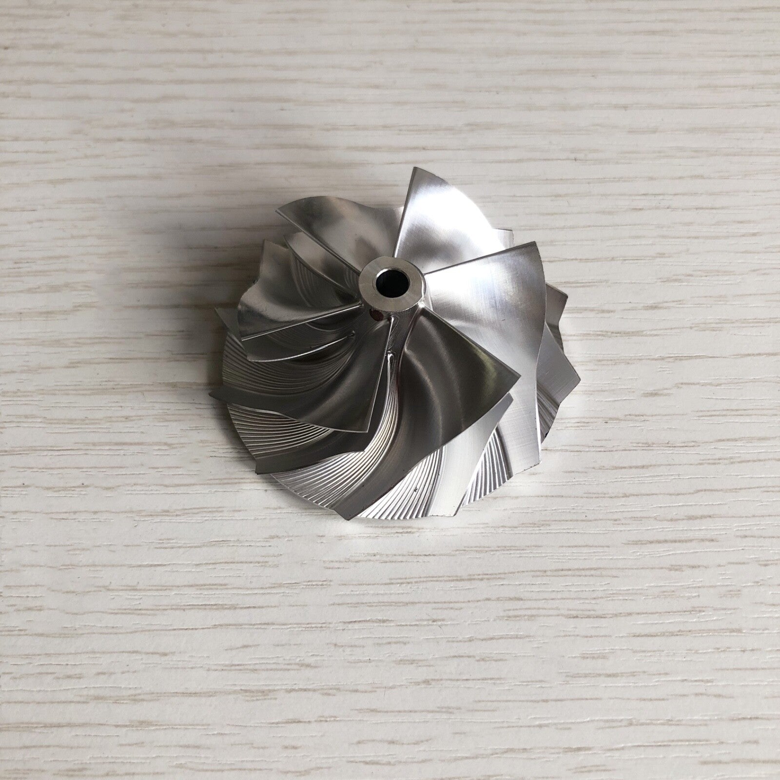 TD04HL Reverse 48.50/60.00 mm 6+6 Blade LEP Style Performance Blank Wheel
