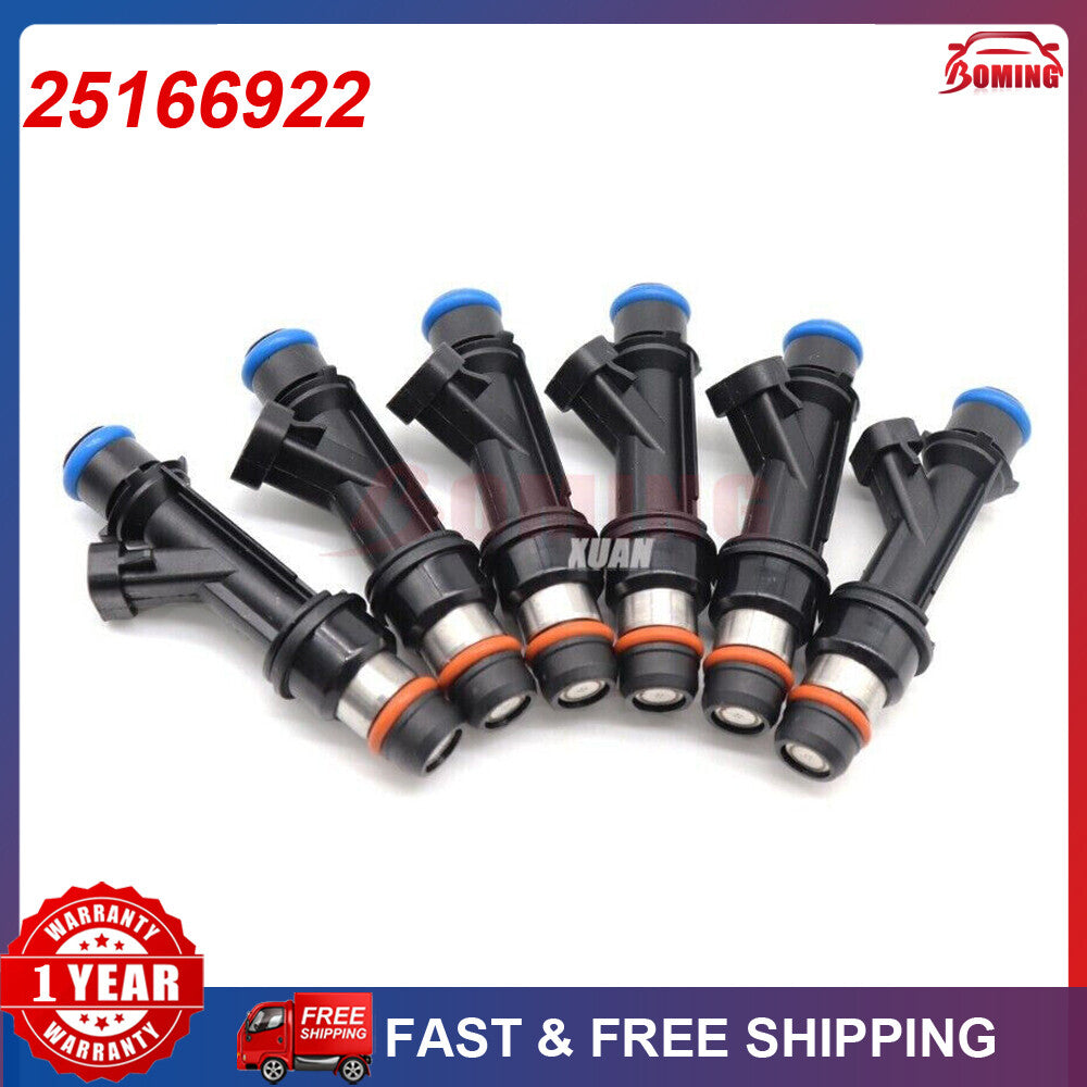 New 6P 25166922 Fuel Injector for Isuzu Rodeo for Honda Passport for Acura 3.2L 3.5L V6