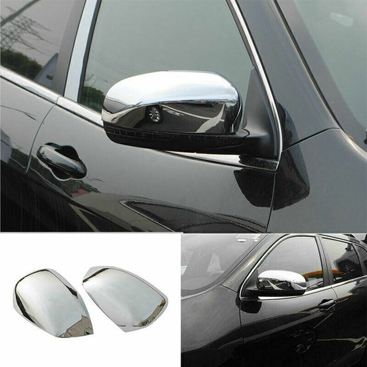 for Jeep Cherokee 2014-2021 Chrome Side Door Rearview Mirror Decor Cover Trims