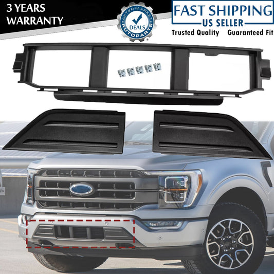 Suitable for 21-23 F150 front bumper grille ML3Z17B968BB and corner cover ML3Z17E810AA