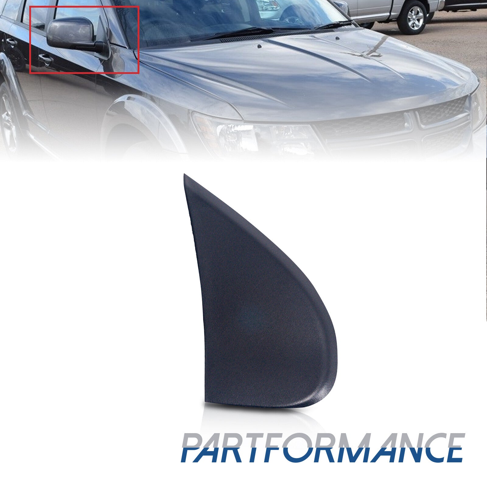 Suitable for 09-20 for Dodge JOURNEY FENDER Apploque TRIM VENT MOLDING FRONT RIGHT 5178150AD