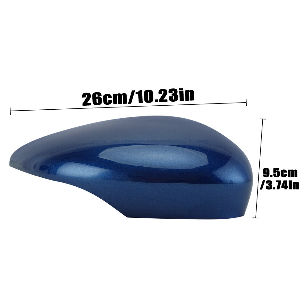2¡ÁF¨¹r for Ford Fiesta MK7 2009-2017 Aussenspiegel Spiegelkappe Abdeckung Marineblau