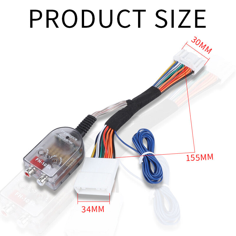 Factory Radio Add A Subwoofer Amplifier Harness Plug Play Fit for Nissan for Subaru
