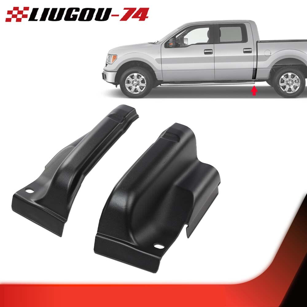 1 pair of 09-14 for Ford F-150 F150 pickup 4-door passenger cabin kit corner black