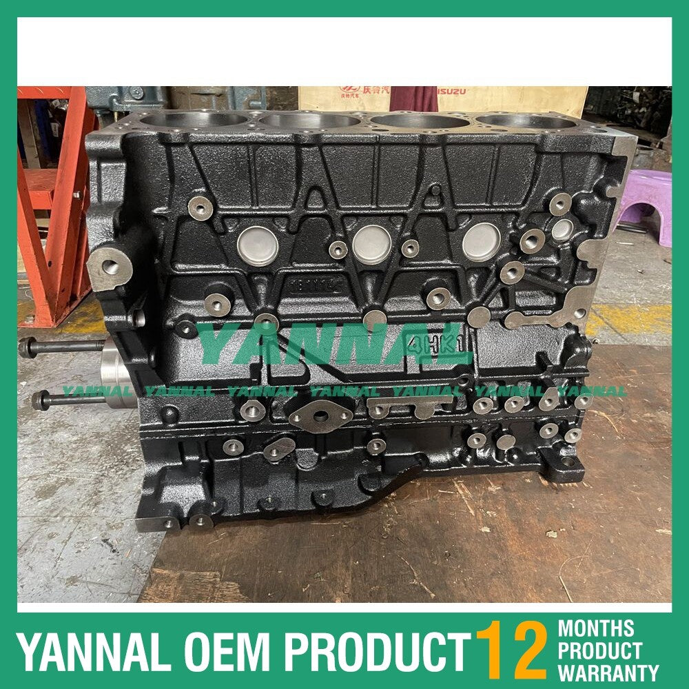 4HK1-CR cylinder block Assy for Isuzu 245G and 245GLC excavators.
