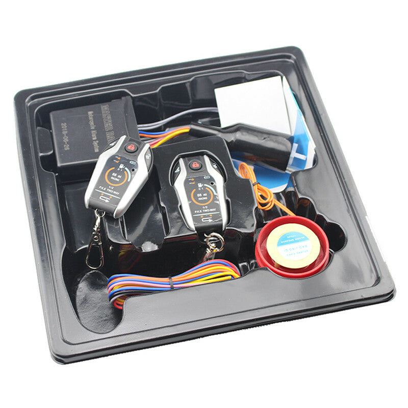 2way Motorcycle Alarm System Anti-theft Security Engine Start Remote Control Key