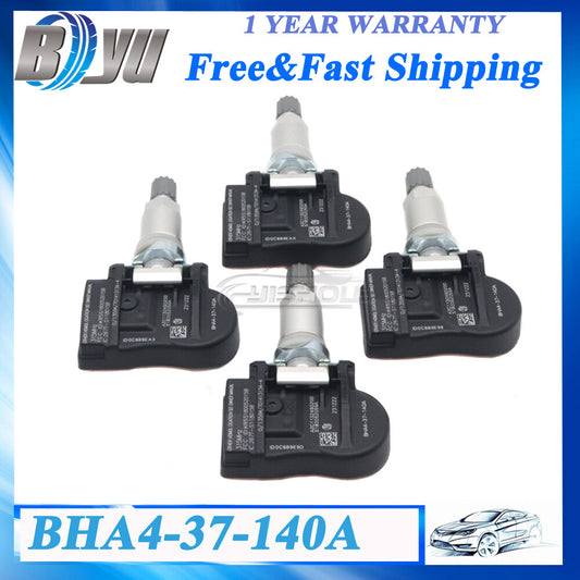 TPMS TIRE PRESSURE SENSOR 4PCS BHA4-37-140A for Mazda 2 3 5 6 CX-3 CX-5 CX-9