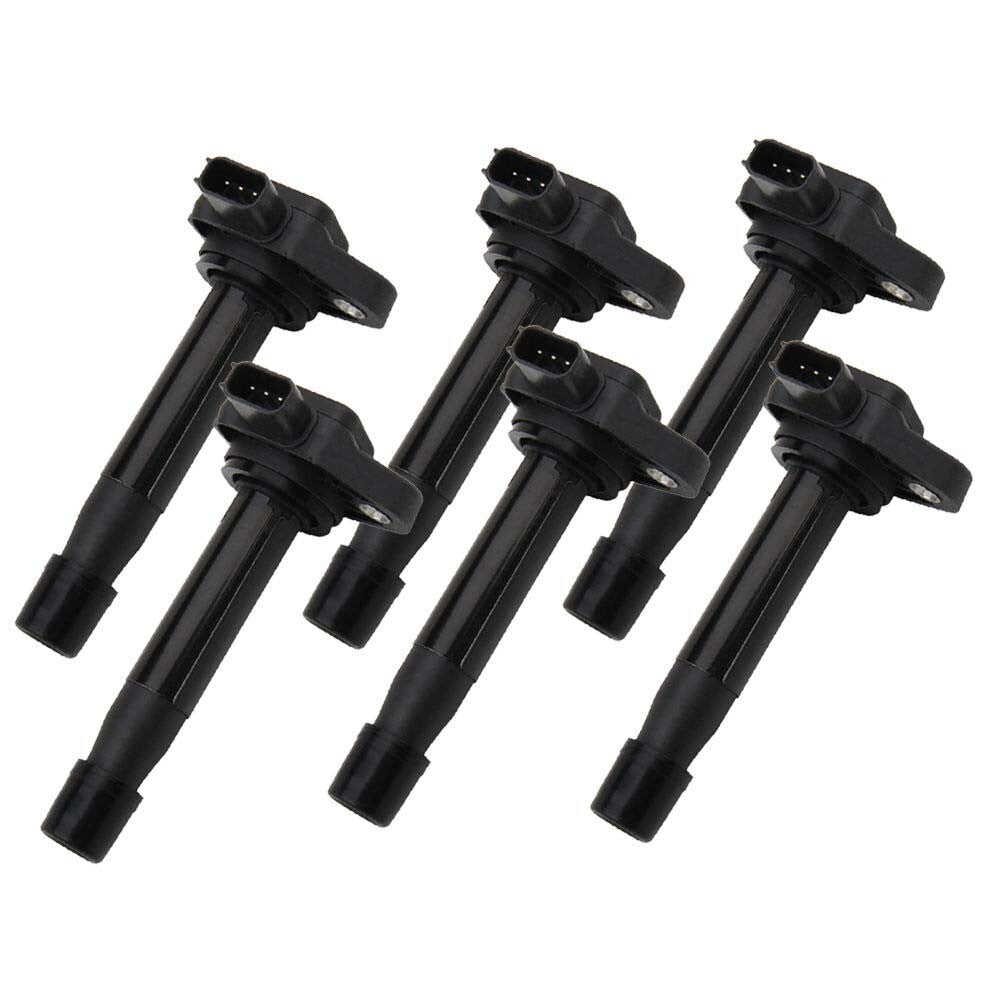 Set of 6 Ignition Coils on Plug Pack for 99-09 for Honda for Acura 3.0 3.2 3.5L V6 UF242