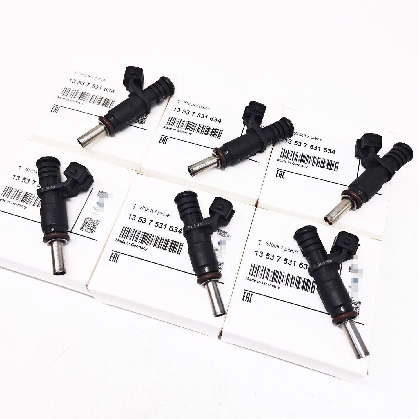 Six new fuel injectors for BMW E82, E88, E90, E92, E93, 128i, 328i. Contact: 06-12 13537531634