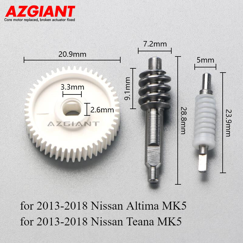 Folding motor gear kit for 2013-18 for Nissan Altima MK5/Teana MK5 car wing-view mirrors.