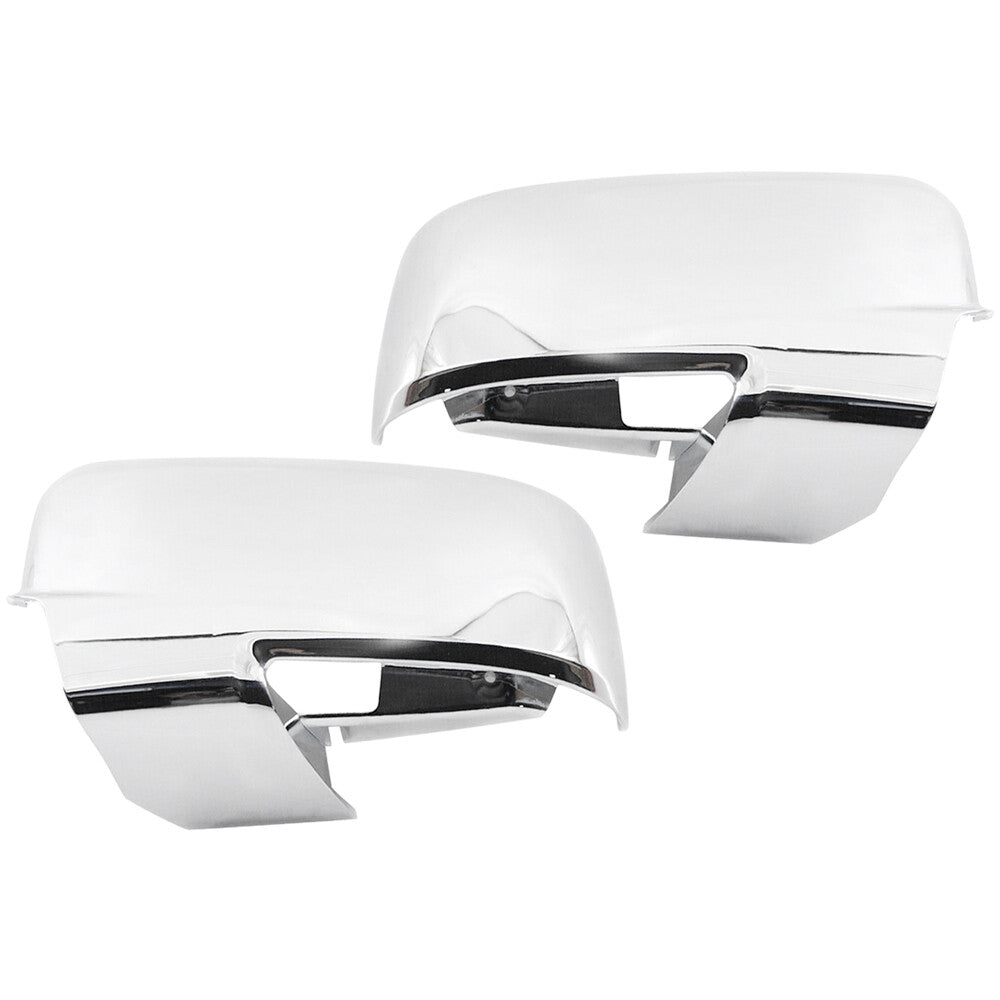 2pcs Mirror Cover Rearview Mirror Case Chrome for Ram 1500 2500 3500 4500 5500