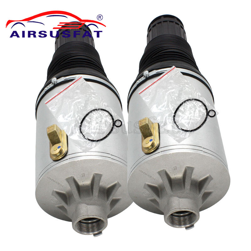 2 front air suspension spring bags for Audi for A8 D3 4E Quattro, 4E0616039 and 4E0616040.