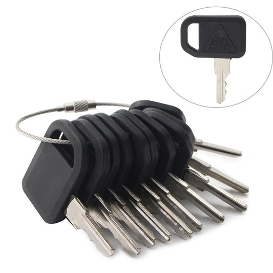 10pcs Ignition Keys w/Key Ring AM131841 For GT225 GT242 GX335 M76975