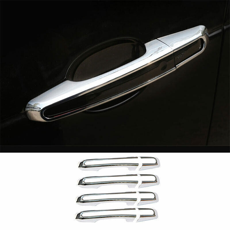 for Range Rover Evoque 2012-19 Chrome Outside Door Handle Molding Cover Trim 8X