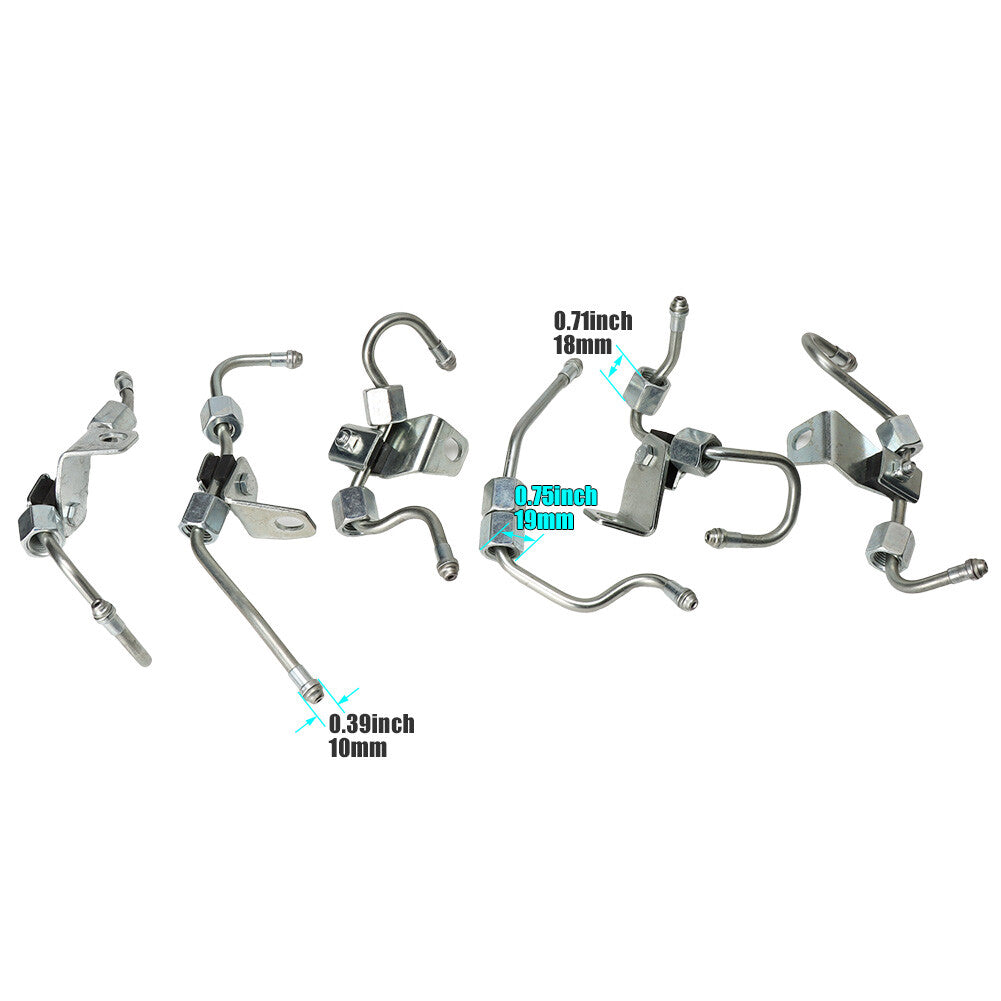 Set of 6 Fits for Dodge 2003 - 2007 Diesel 5.9L Fuel Injection Line NEW