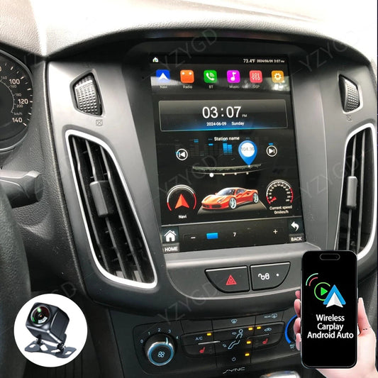 9.7 CarPlay for Ford Focus 2012-2018 Android Car Radio GPS Navi Stereo Screen