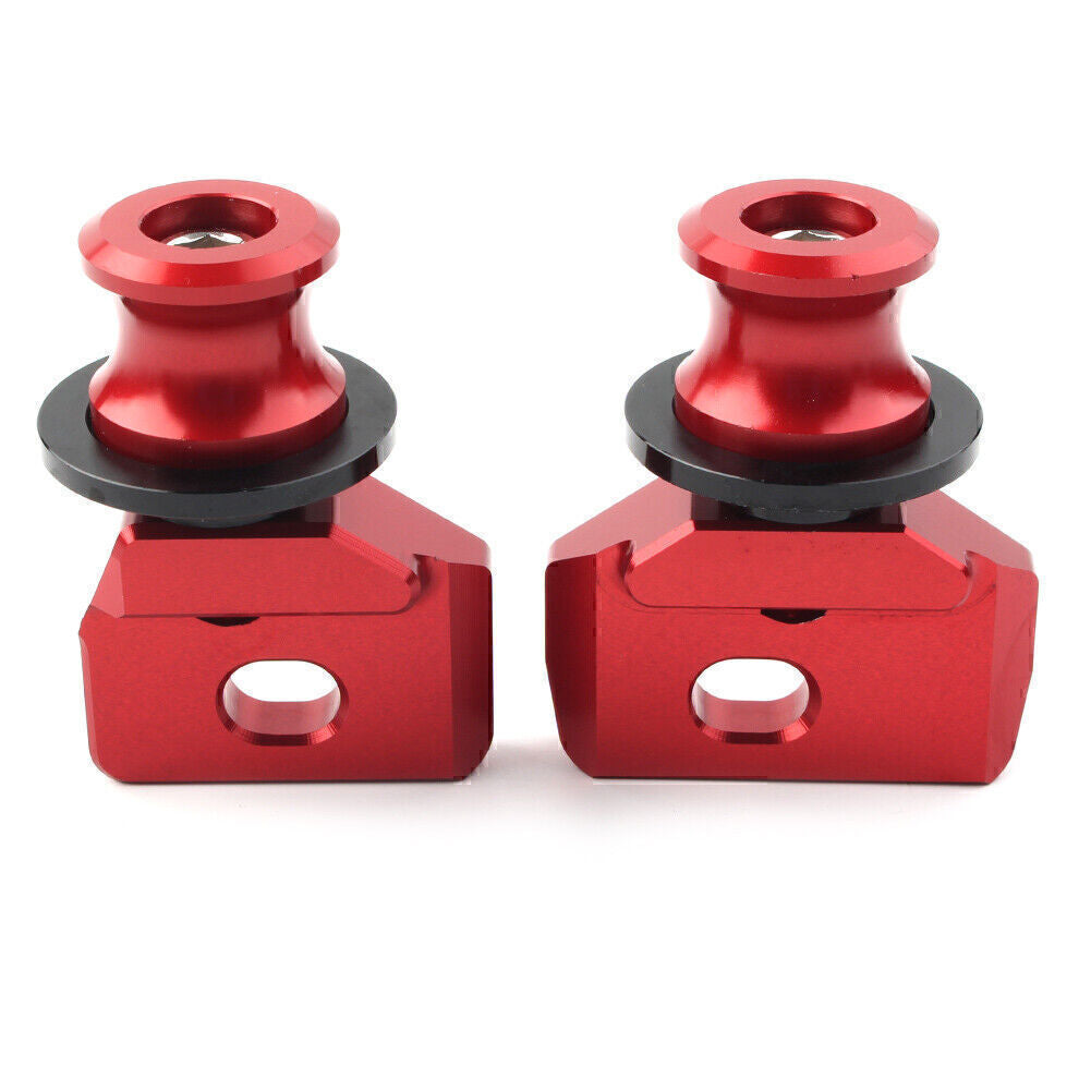 Motor Chain Adjustment Bracket Screw Rocker Reel Slider Fit for HONDA CB650R Red