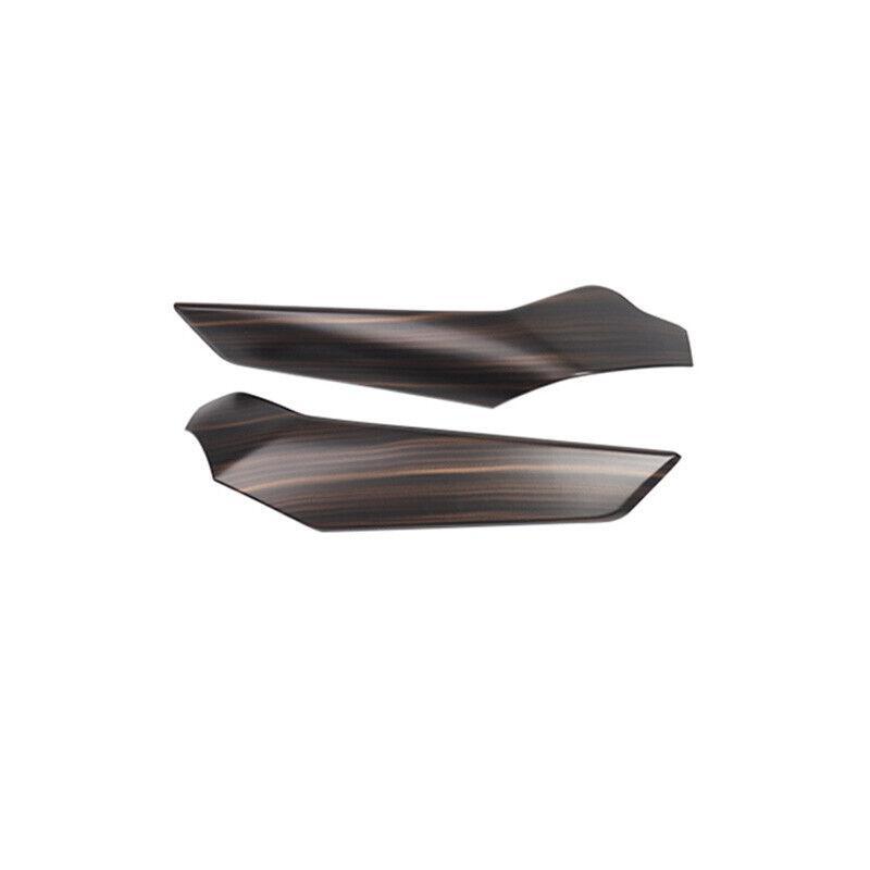 for Toyota Venza 2021-2022 Dark Wood Grain Gear Shift Both Side Panel Cover 2pcs