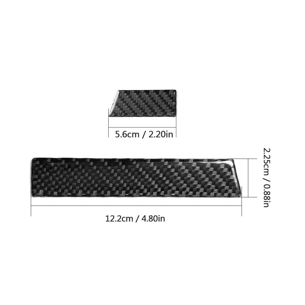 Carbon fiber left steering wheel cover trim for Porsche for Cayenne 2003 - 10