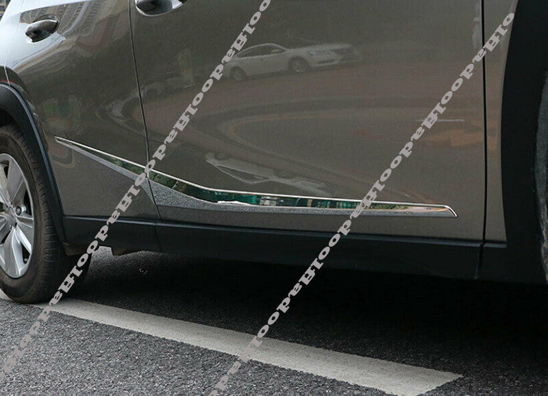 for Lexus UX 200 260h 250h 2019-22 ABS Chrome Body Side Molding Line Cover Decor