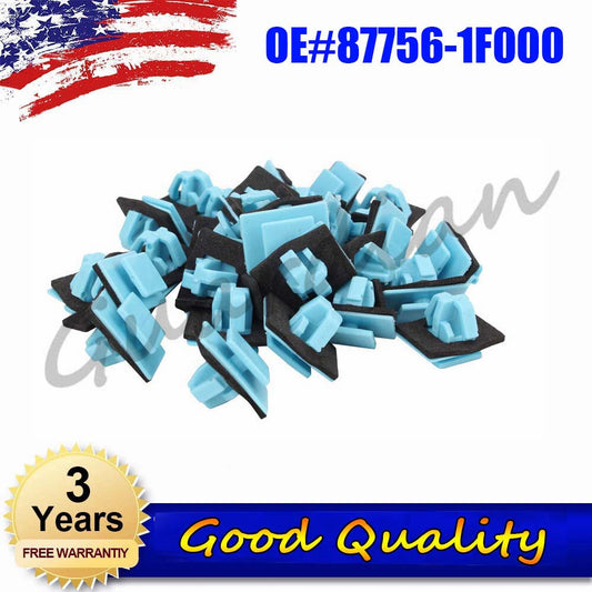 30x Rocker Panel Retainer Moulding Clips 87756-1F000 for Kia Sportage for Hyundai