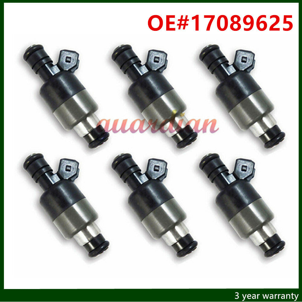 6 new 17089625 fuel injectors 1992-1995 for Isuzu Rodeo and for Honda Passport 3.2L V6