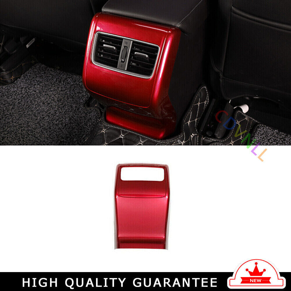 Rear Air Outlet Anti-Kick Panel Trim for Honda Accord 10th 2018-2022 Bright Red
