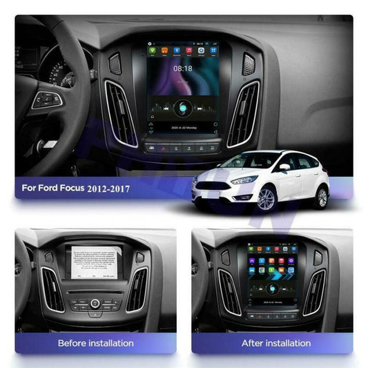 2012-2017 Vertical 9.7 Android 10.1 Car Stereo Radio GPS 2+32GB for Ford Focus