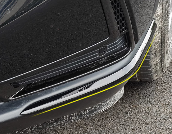 for Honda CRV CR-V 2023-2024 Bright Black Front Bumper Side Spoiler Apron Guards