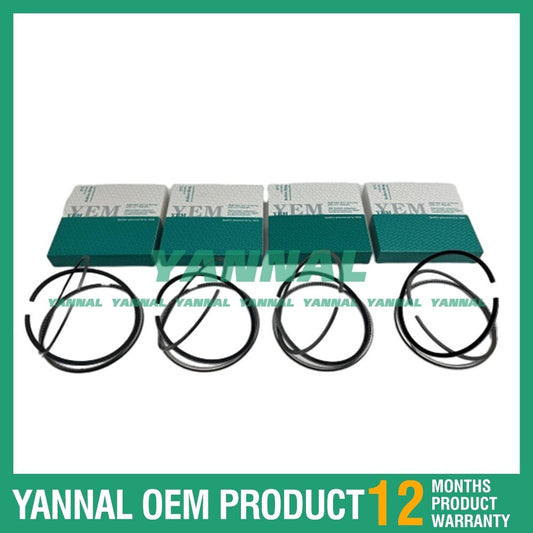 4 new D201 Piston Ring Kit STD for Isuzu Diesel Engines