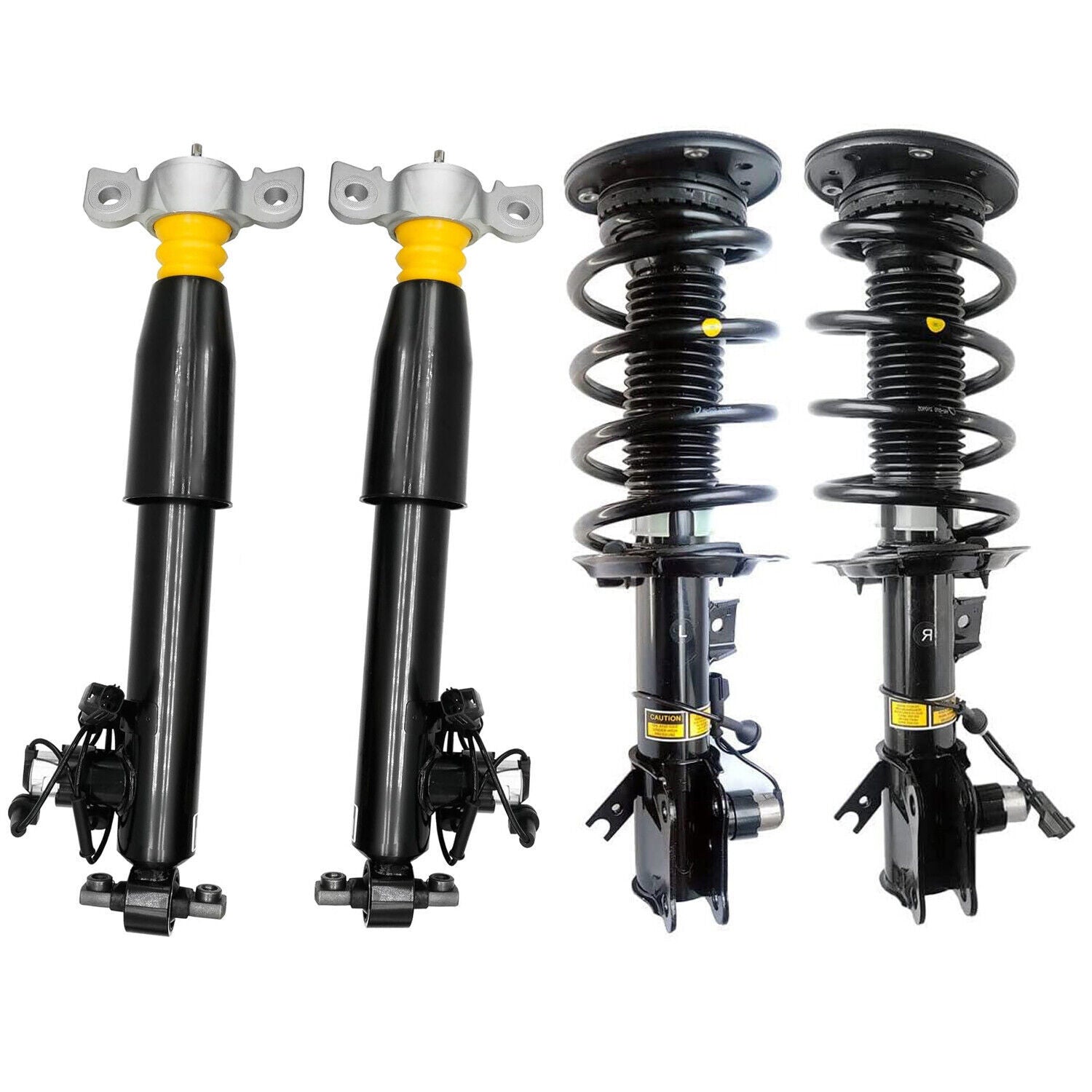A pair of rear magnetic ride coil spring strut shock absorbers for Audi R8 V8 V10 2007 - 2015 