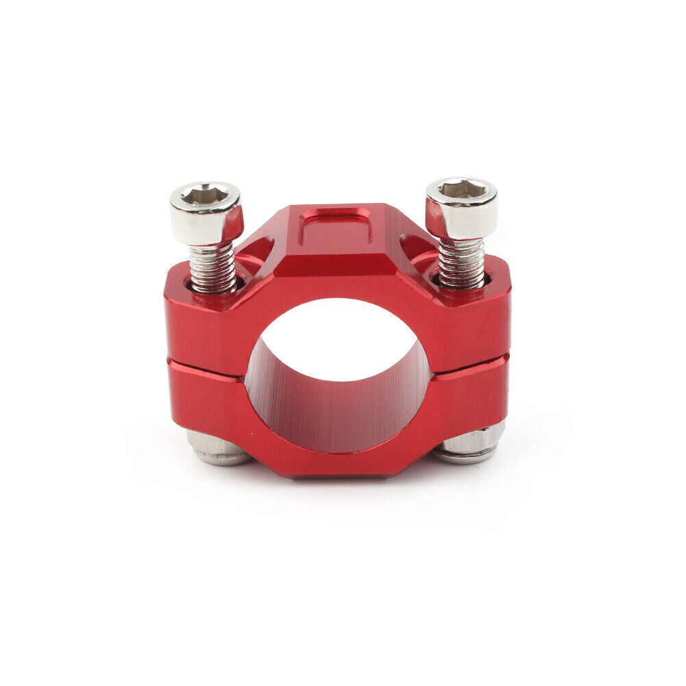 1x CNC Rotating Bar Clamp For Brake Clutch Perch 22mm 7/8 Handlebar Red