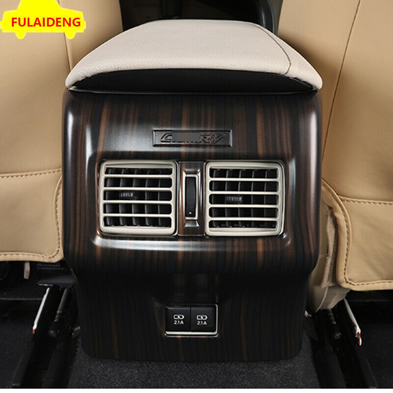 for Toyota for Camry 2018-2023 Peach Wood Interior Rear Air Outlet Vent Cover Trim