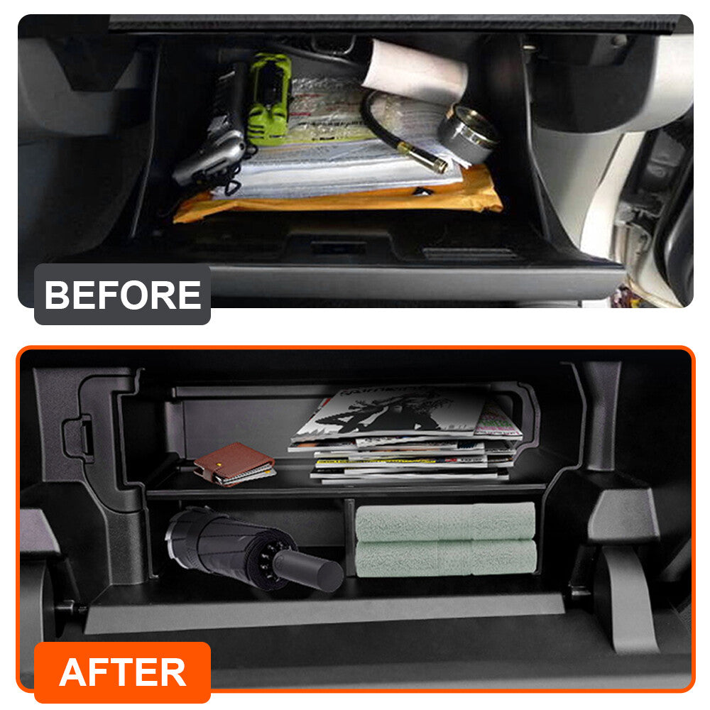 For 2024-2025 for Toyota Tacoma Cab ABS Glove Box Dividers Organizer Accessories